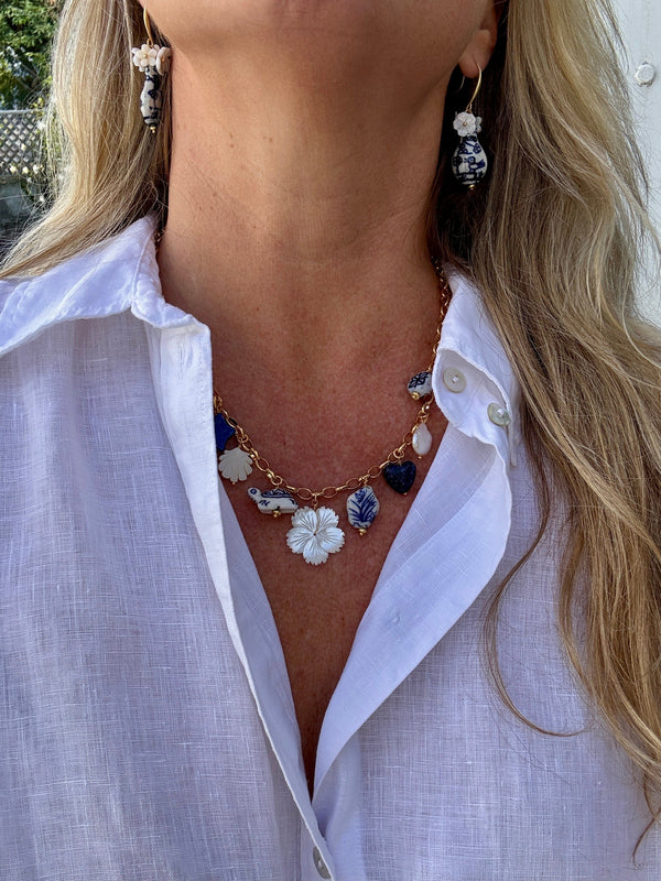 Bougainvillea Café Jasmine Charm Necklace