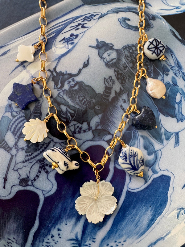 Bougainvillea Café Jasmine Charm Necklace