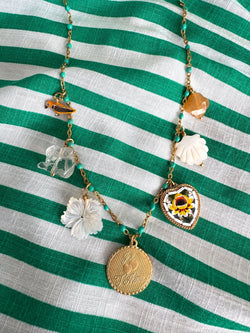 Bougainvillea Café Je T'Aime Necklace