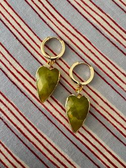 Bougainvillea Café Joia Earrings in Chartreuse