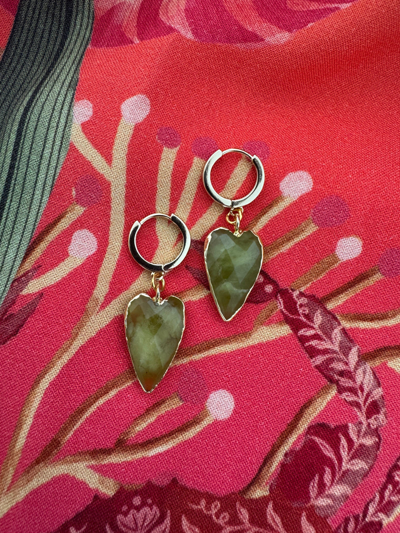 Bougainvillea Café Joia Earrings in Chartreuse