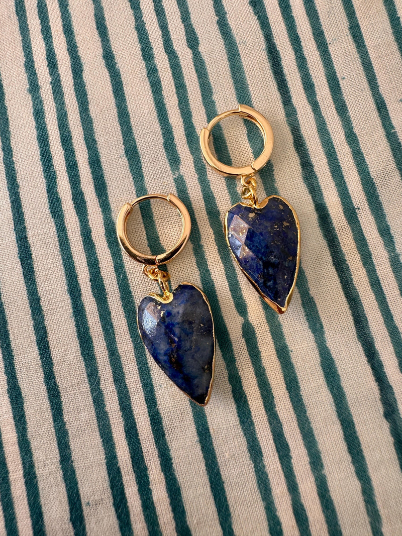 Bougainvillea Café Joia Earrings in Lapis