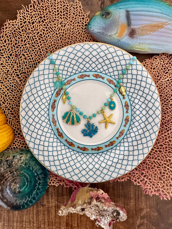 Bougainvillea Café Lungomare Necklace