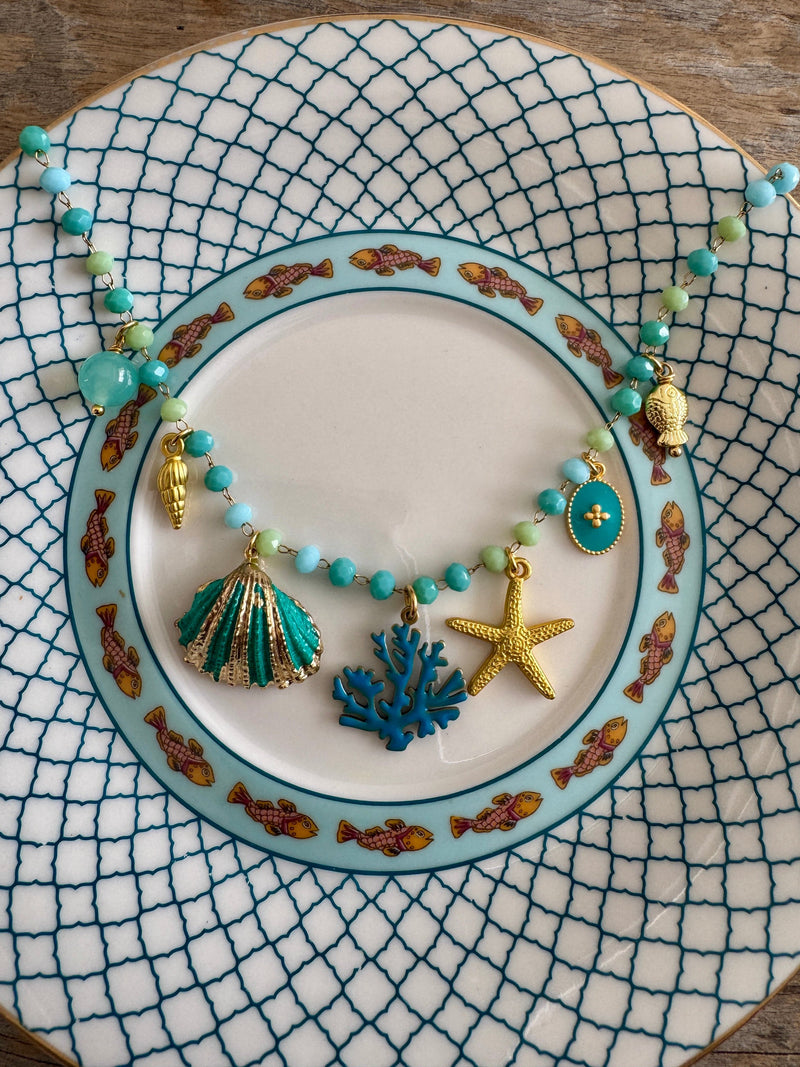 Bougainvillea Café Lungomare Necklace