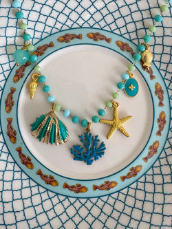 Bougainvillea Café Lungomare Necklace