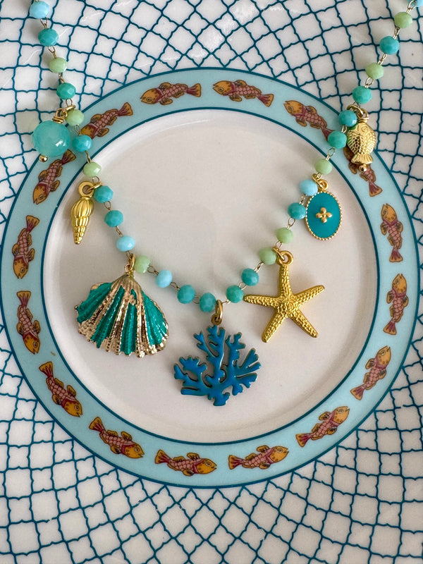 Bougainvillea Café Lungomare Necklace