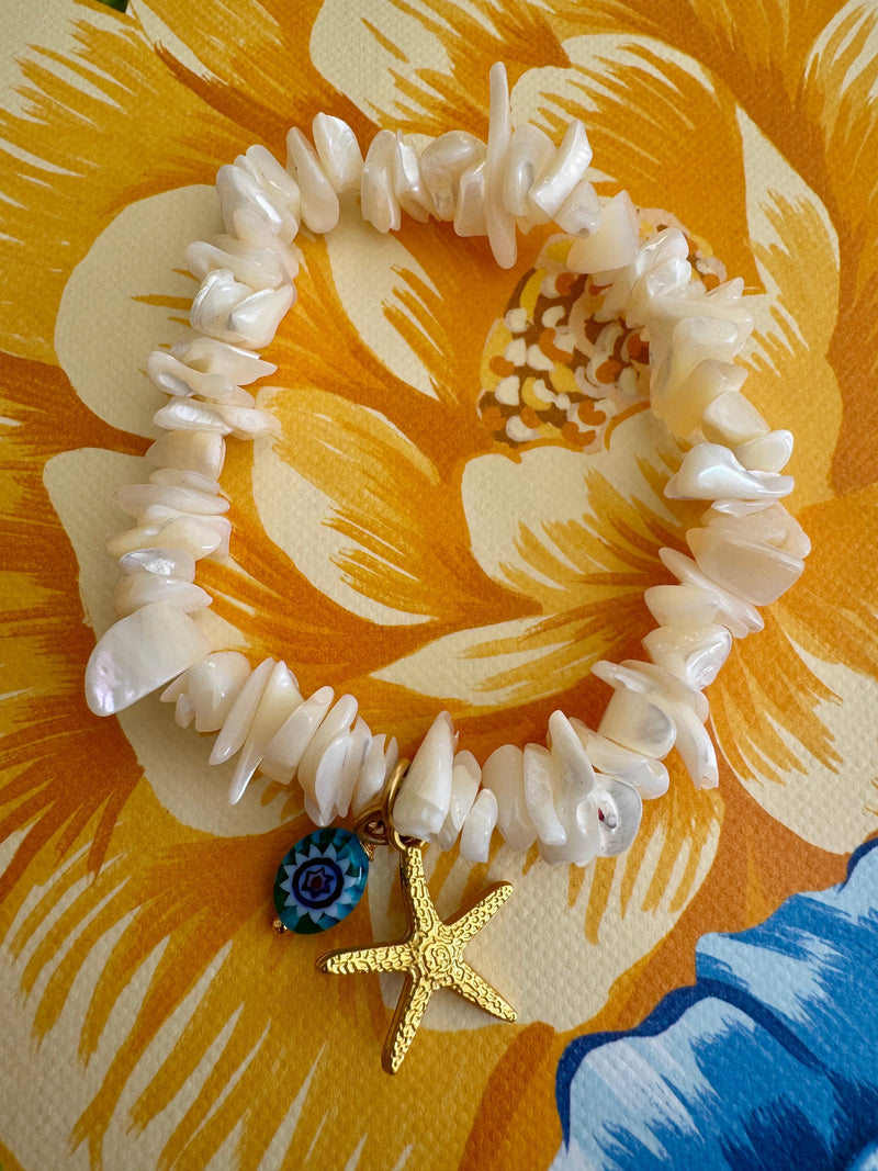 Bougainvillea Café Mar Doce Lar Bracelet