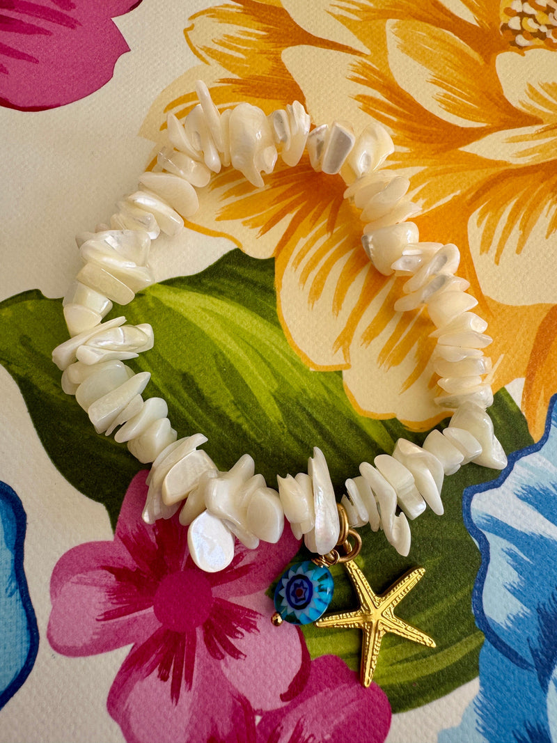 Bougainvillea Café Mar Doce Lar Bracelet