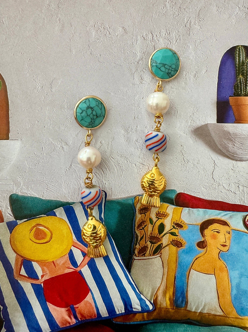 Bougainvillea Café Mare e Sole Earrings