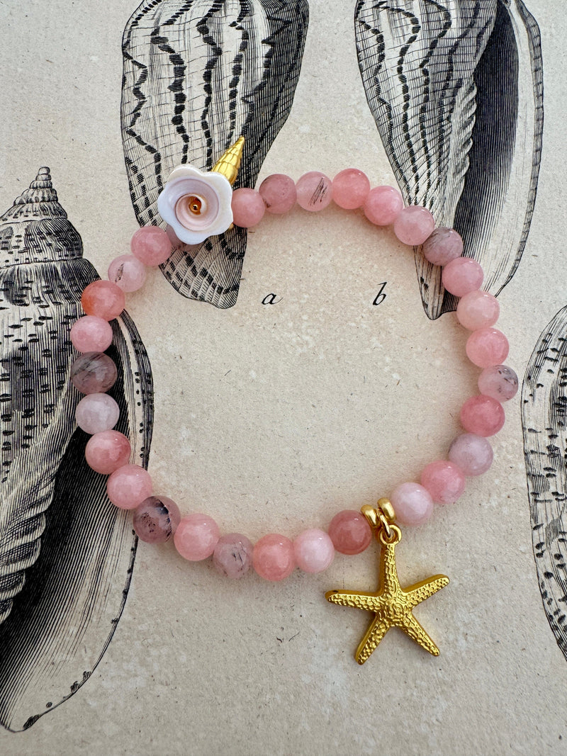 Bougainvillea Café Nautilus Bracelet