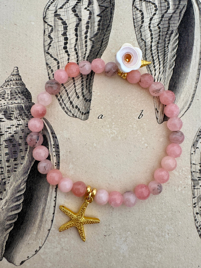 Bougainvillea Café Nautilus Bracelet