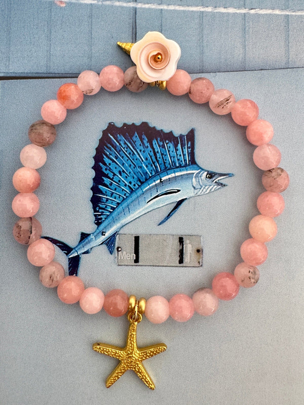 Bougainvillea Café Nautilus Bracelet