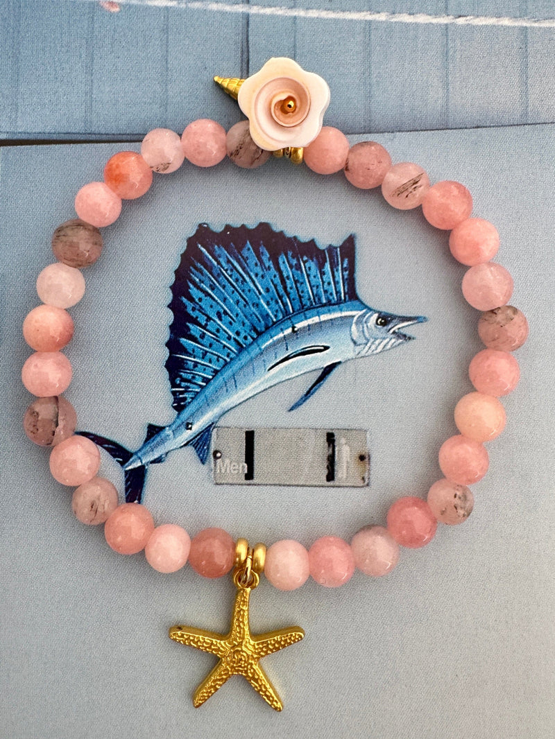 Bougainvillea Café Nautilus Bracelet