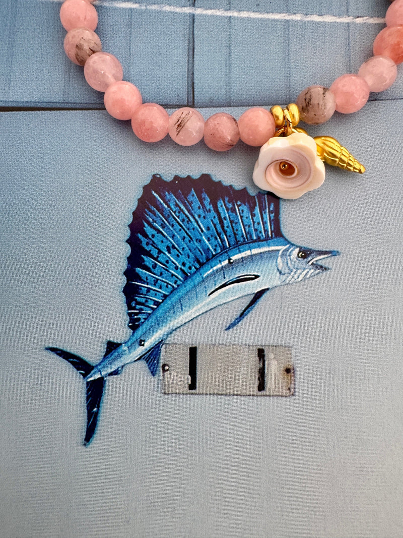 Bougainvillea Café Nautilus Bracelet