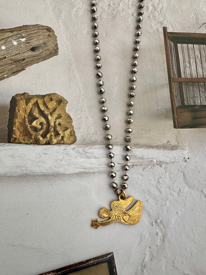 Bougainvillea Café Pace e Amore Necklace