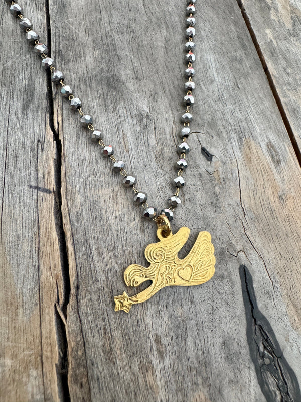 Bougainvillea Café Pace e Amore Necklace