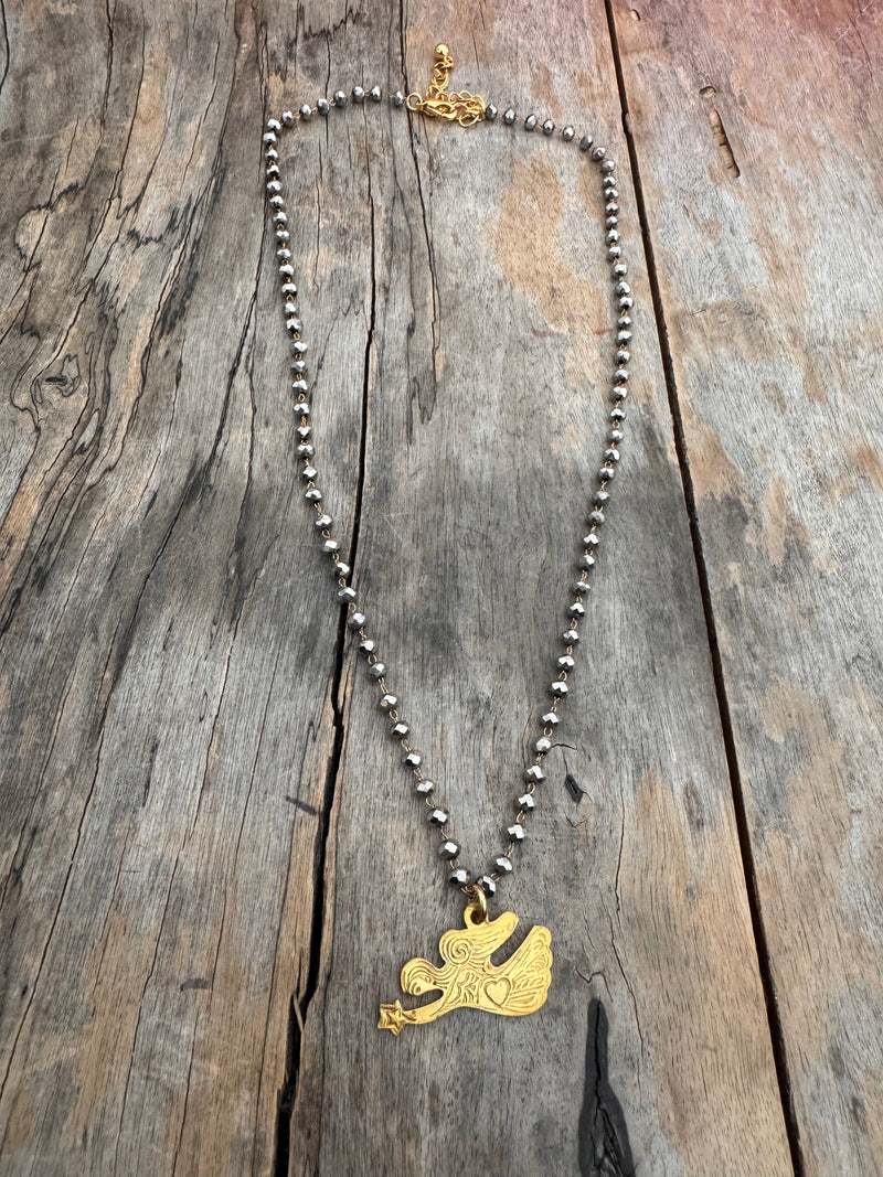 Bougainvillea Café Pace e Amore Necklace
