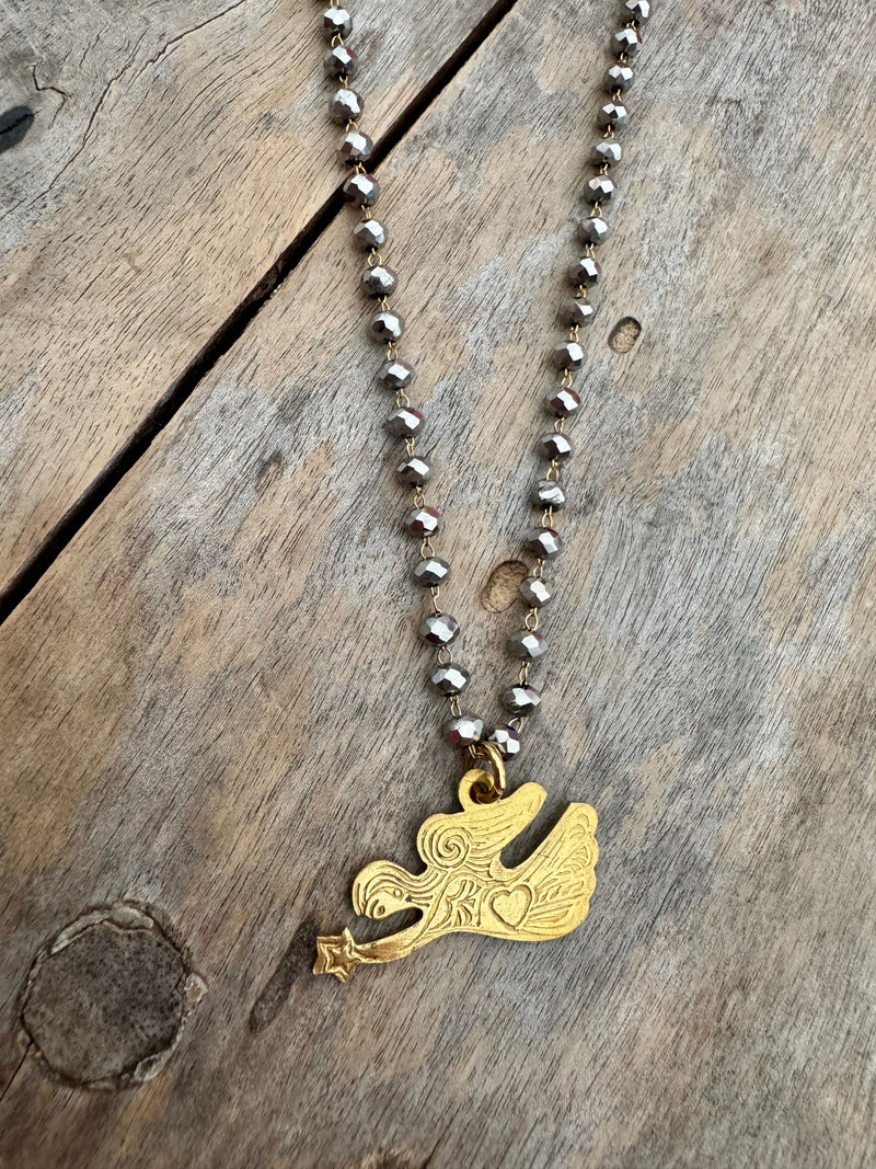 Bougainvillea Café Pace e Amore Necklace
