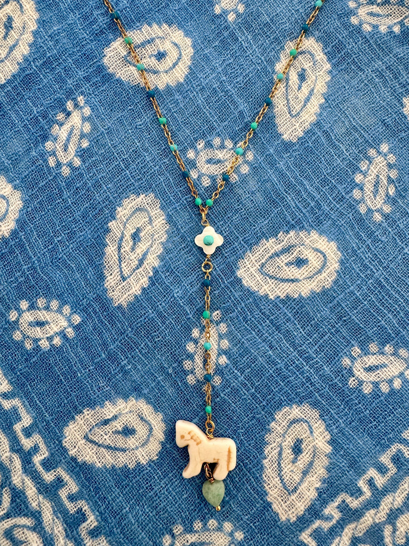 Bougainvillea Café Painted Sky Necklace