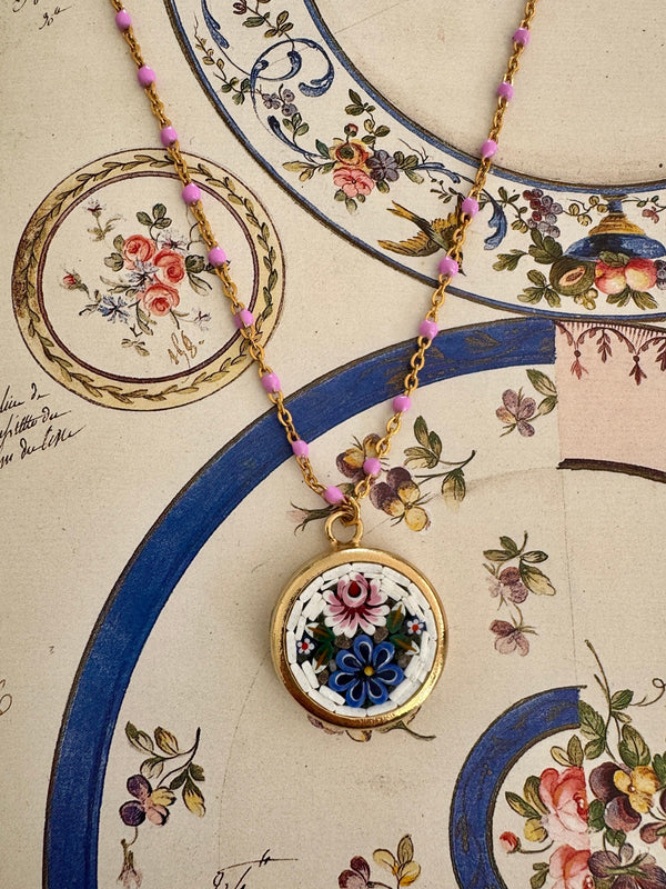 Bougainvillea Café Paris in the Spring Necklace