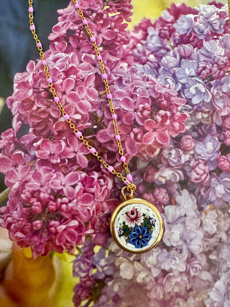 Bougainvillea Café Paris in the Spring Necklace