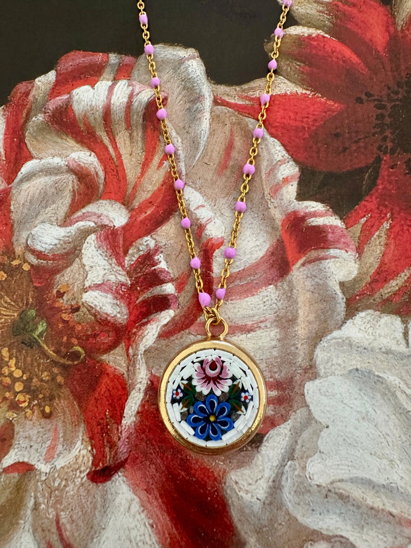 Bougainvillea Café Paris in the Spring Necklace