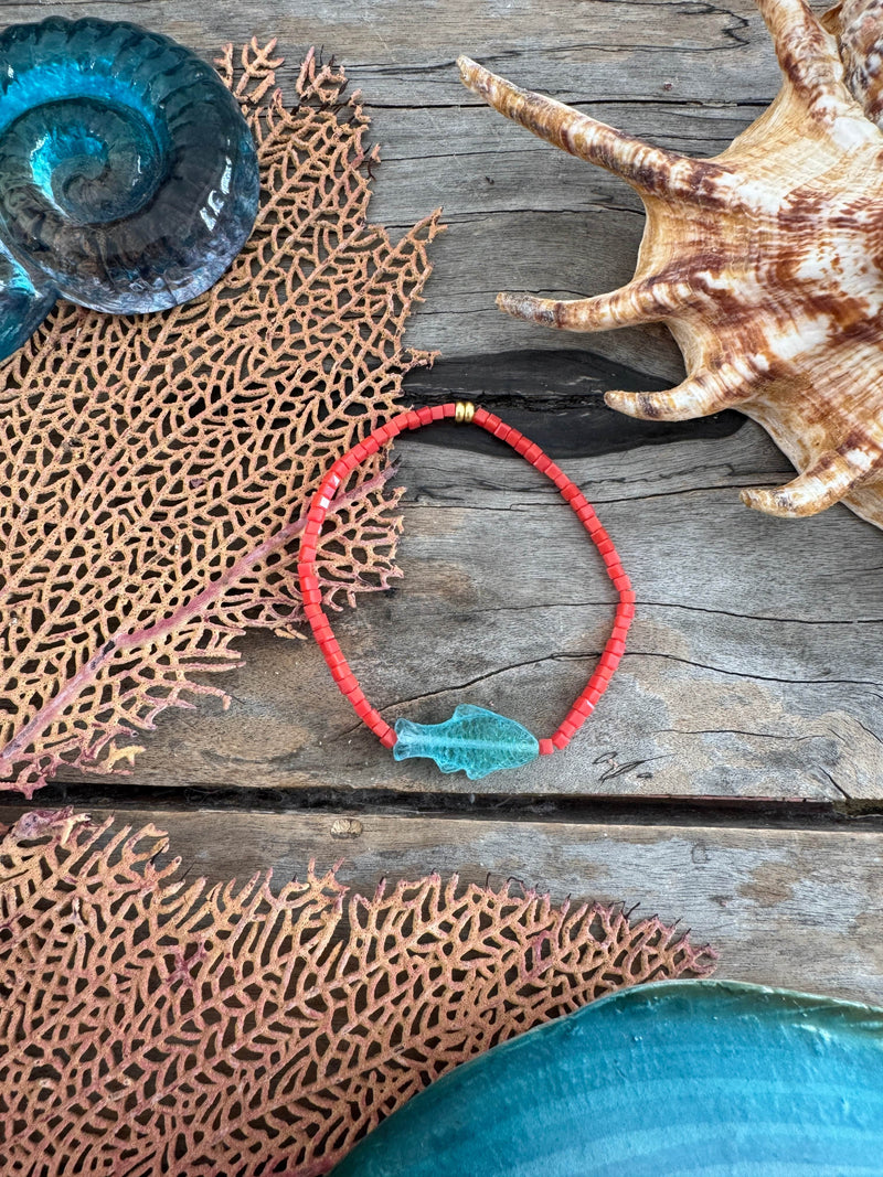 Bougainvillea Café Pesce Bracelet in Capri