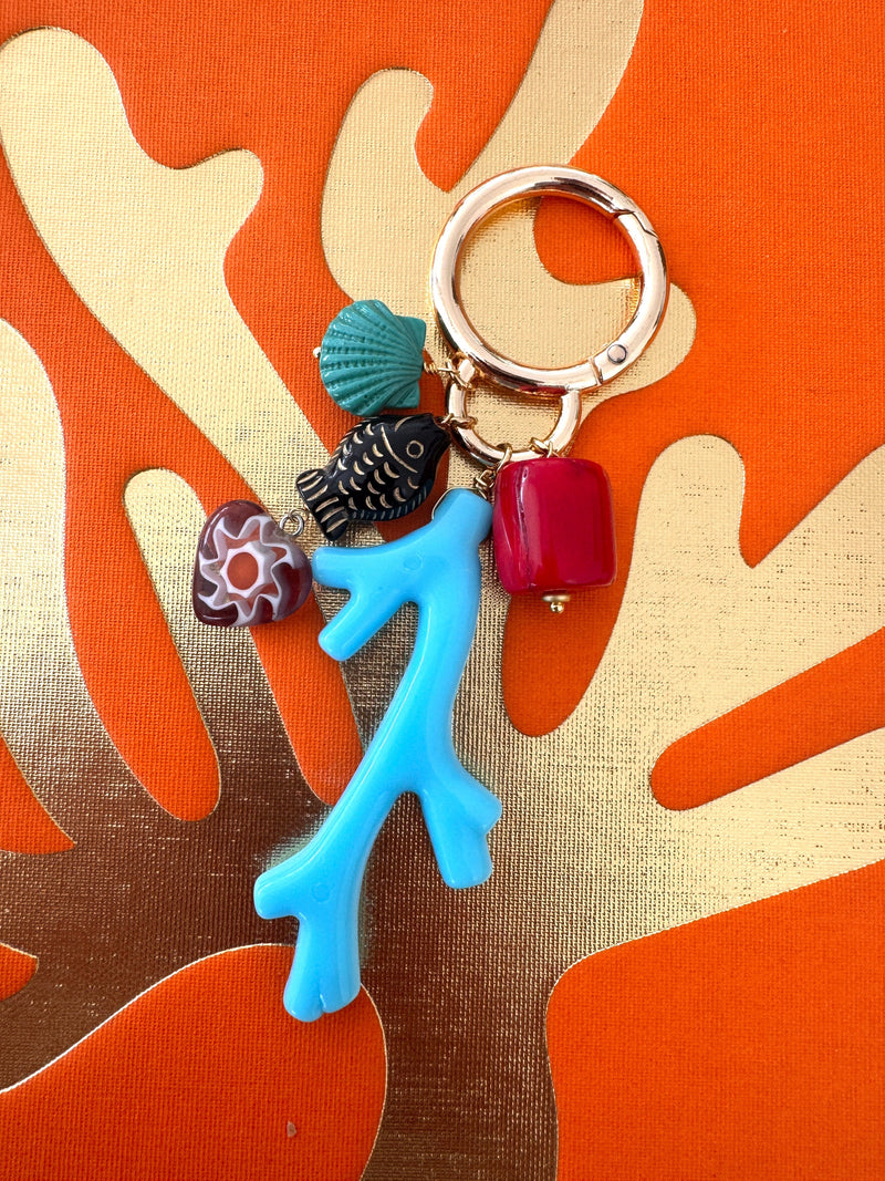 Bougainvillea Café Raya Bag Charm