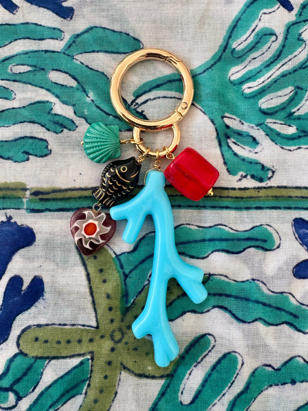 Bougainvillea Café Raya Bag Charm