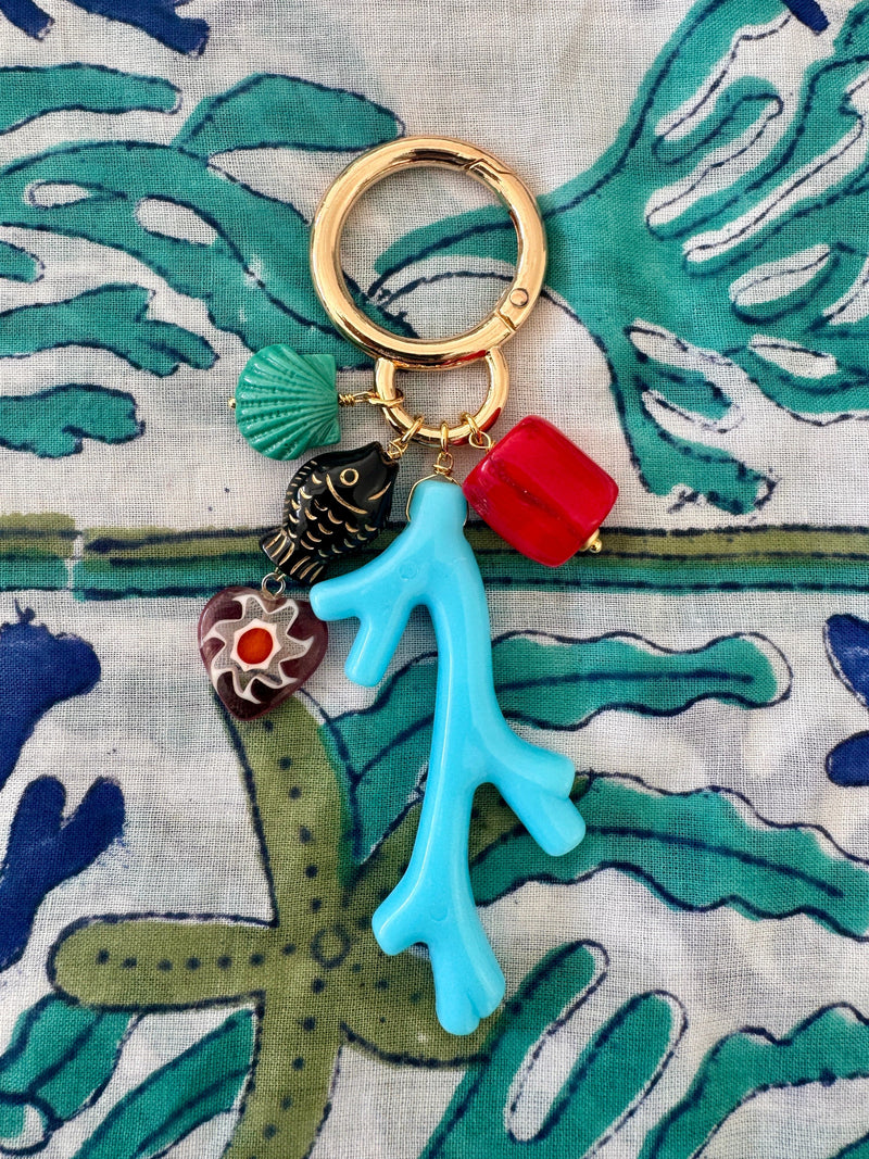 Bougainvillea Café Raya Bag Charm