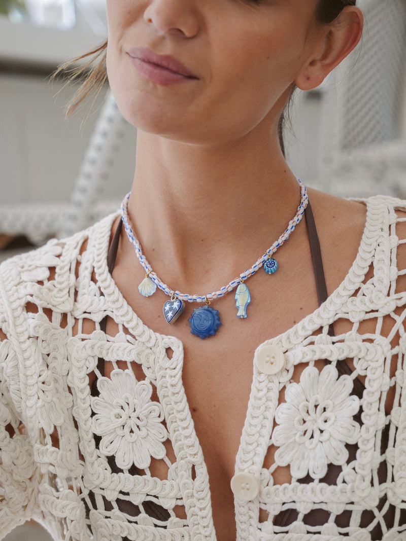 Bougainvillea Café Ricordi Felici Necklace