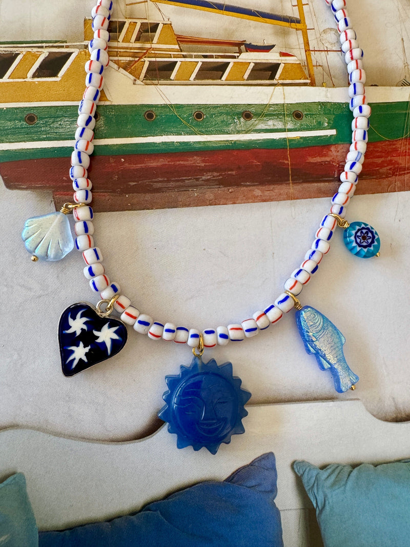 Bougainvillea Café Ricordi Felici Necklace