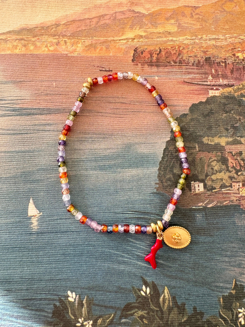 Bougainvillea Café Sabbia Bracelet