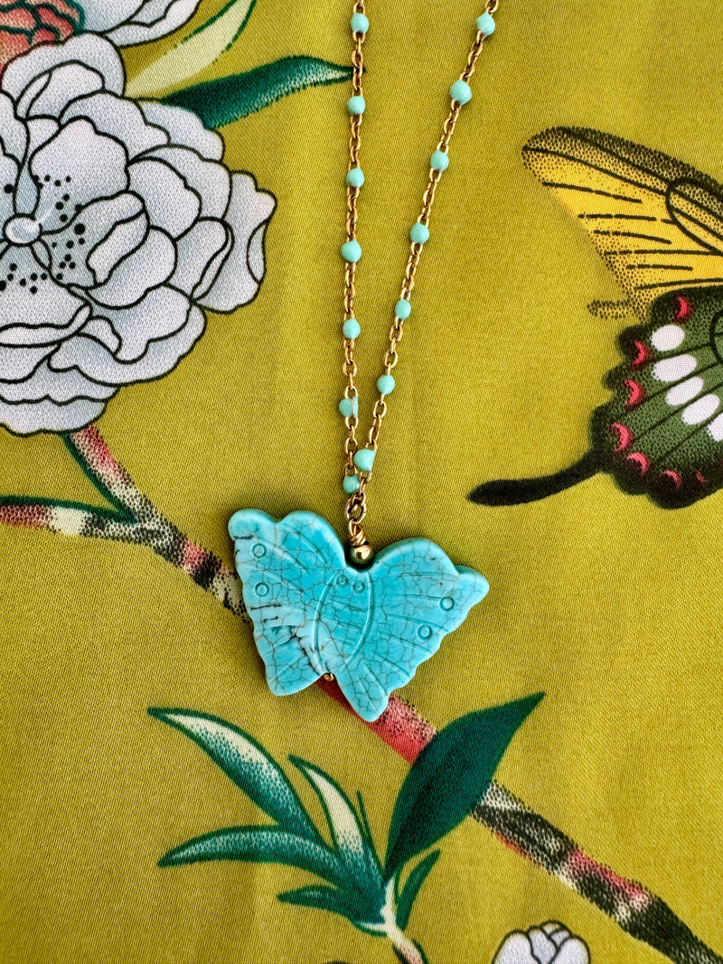 Bougainvillea Café Samba Necklace