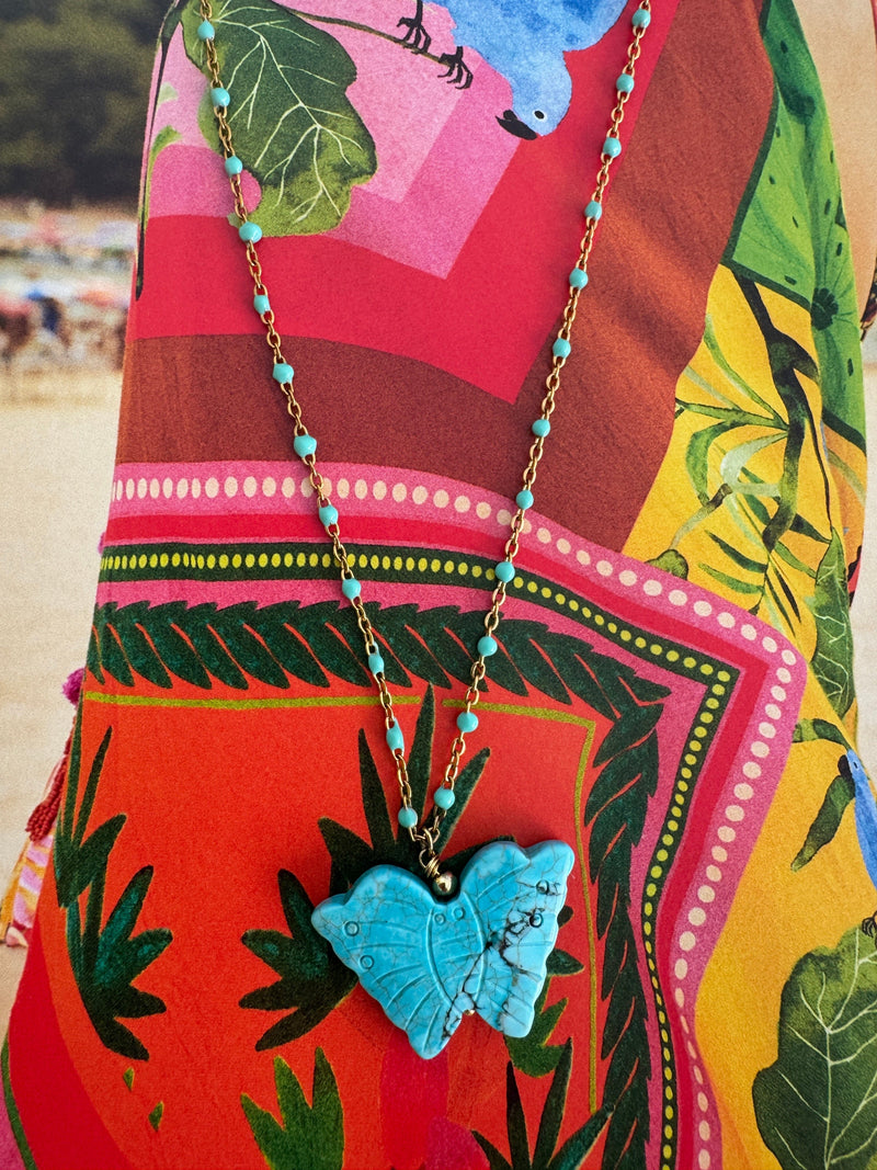 Bougainvillea Café Samba Necklace