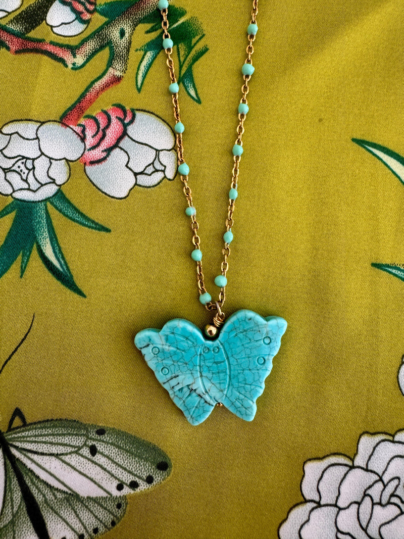 Bougainvillea Café Samba Necklace