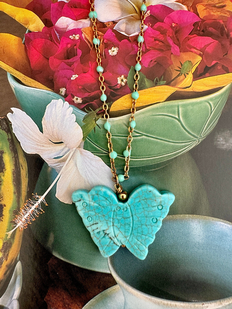 Bougainvillea Café Samba Necklace