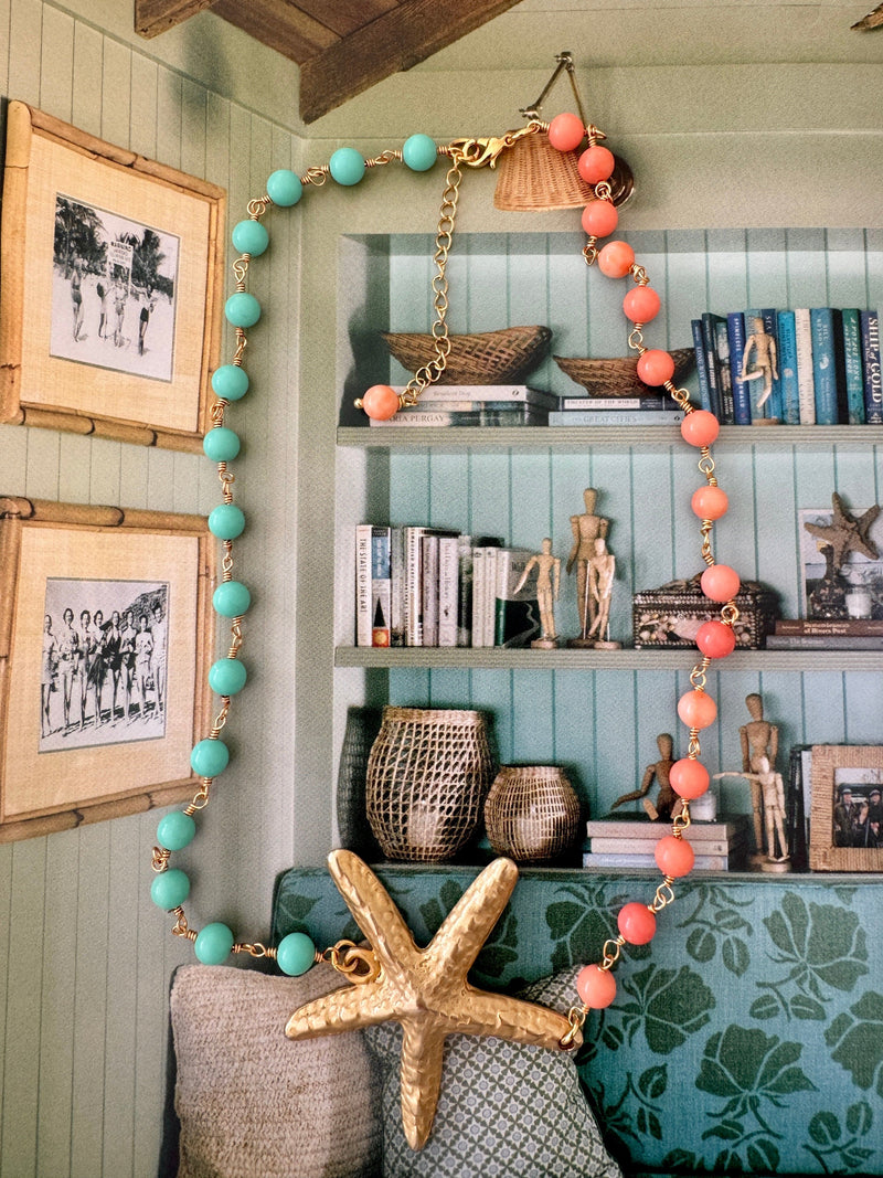 Bougainvillea Café San Vito Necklace