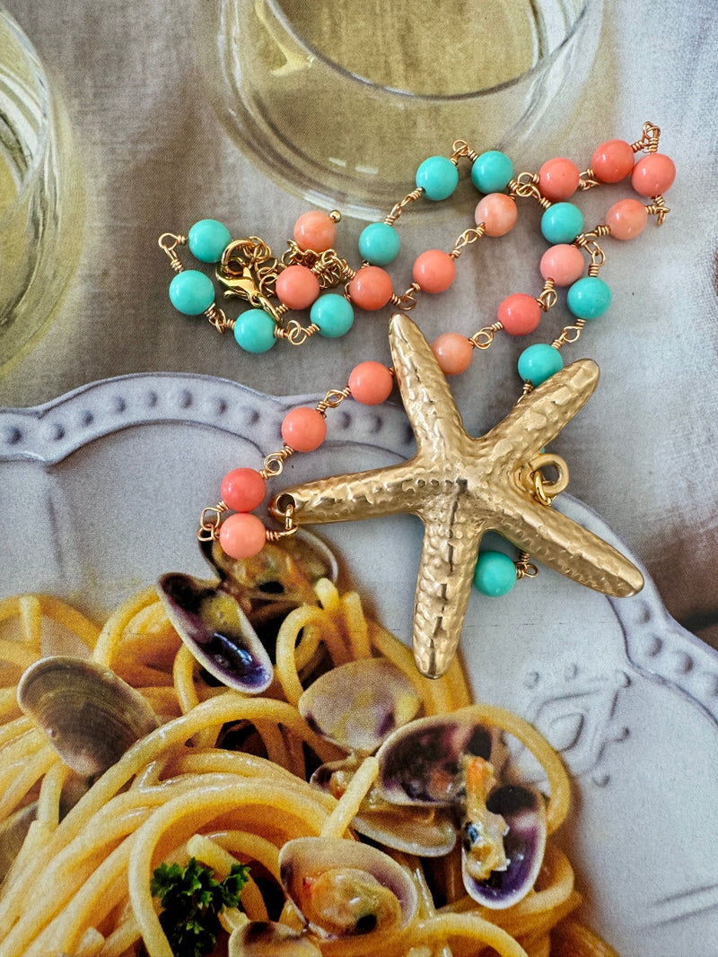 Bougainvillea Café San Vito Necklace
