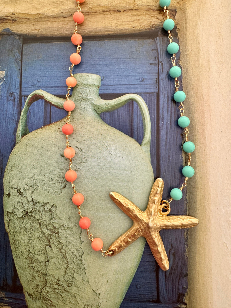 Bougainvillea Café San Vito Necklace
