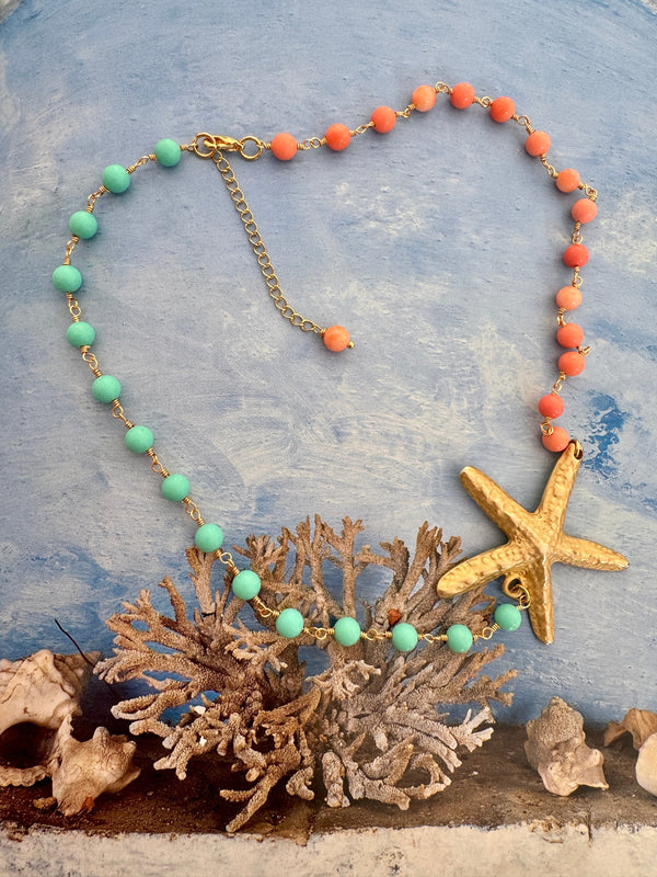Bougainvillea Café San Vito Necklace