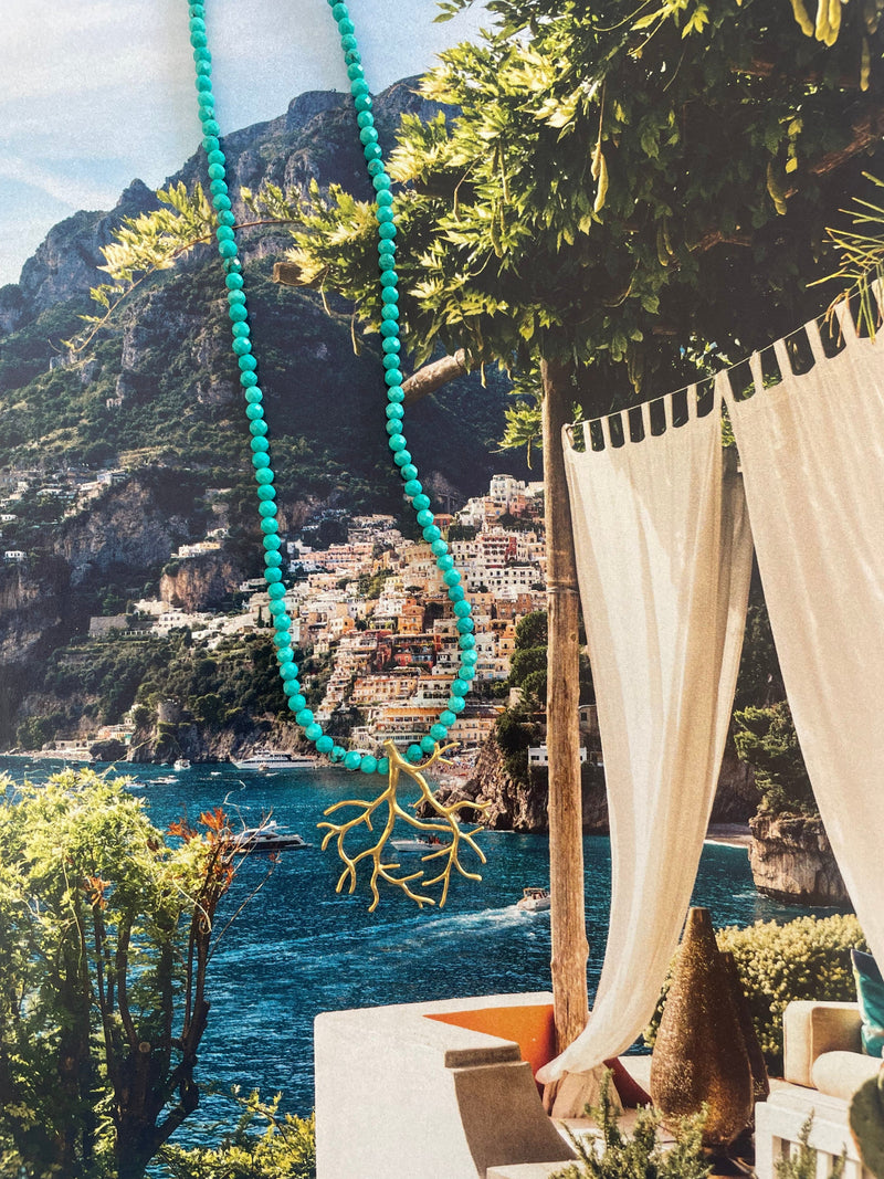 Bougainvillea Café Scirocco Necklace