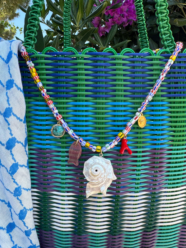 Bougainvillea Café Scoglio Necklace