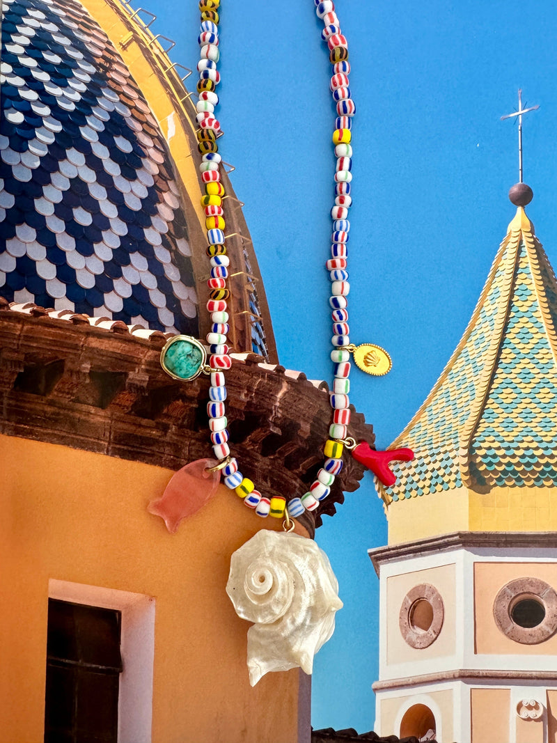 Bougainvillea Café Scoglio Necklace