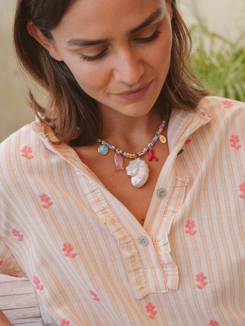 Bougainvillea Café Scoglio Necklace