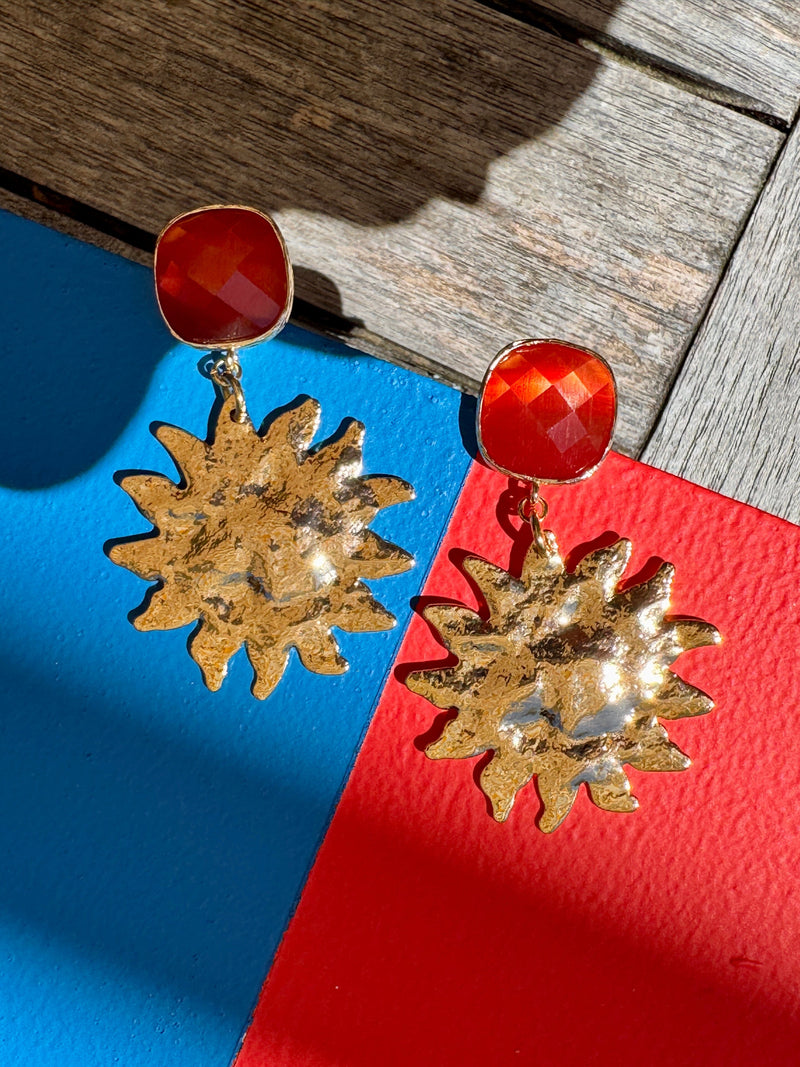 Bougainvillea Café Sol Mate Earrings