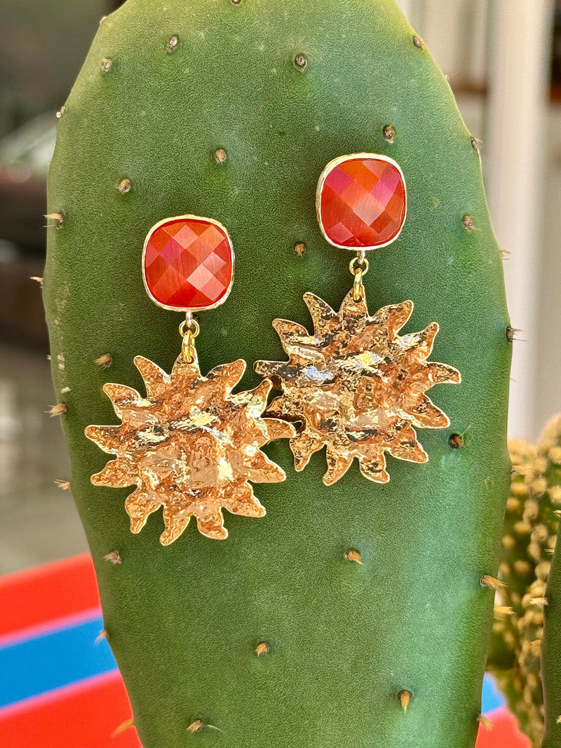 Bougainvillea Café Sol Mate Earrings