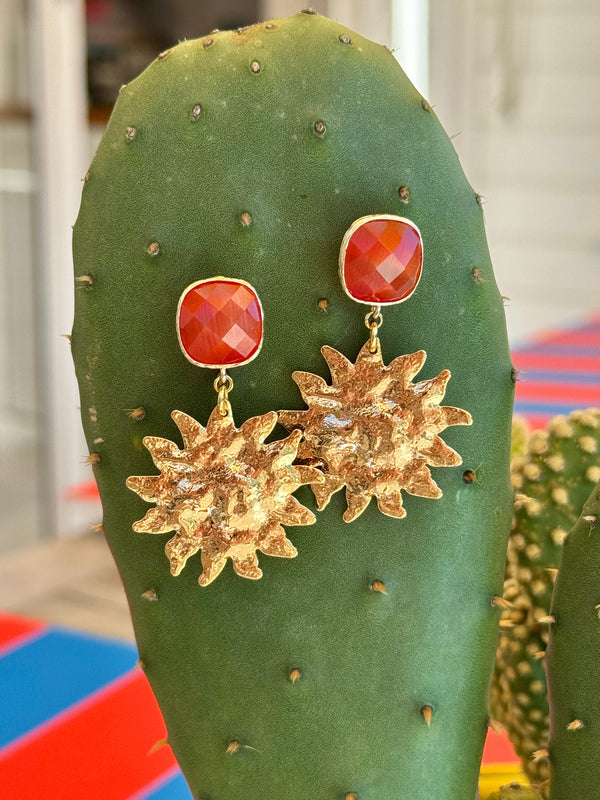 Bougainvillea Café Sol Mate Earrings