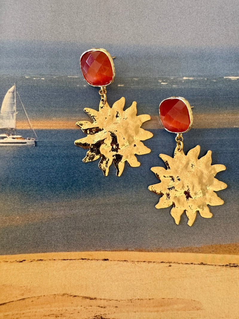 Bougainvillea Café Sol Mate Earrings