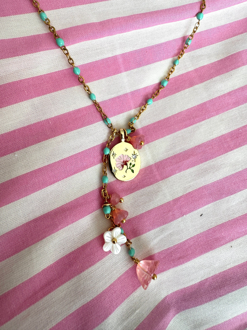 Bougainvillea Café Sorelle Necklace